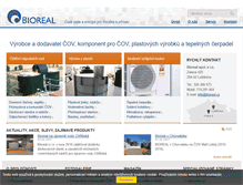 Tablet Screenshot of bioreal.cz